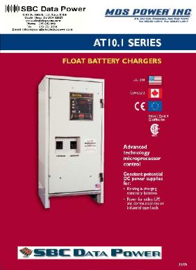 SBC Data Power - Reseller T10.1,  AT30 Constant Voltage Industrial Battery Charger by Hindle Power